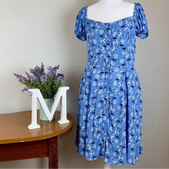 Yumi Kim Ray of Light Blue Mercy Dress - Size 8 - Picture 3 of 8